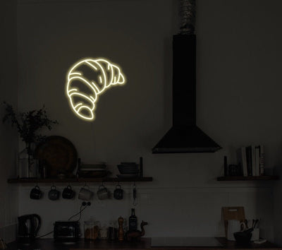 Croissant Neon Sign 02