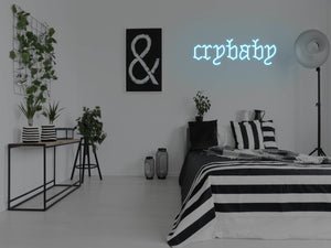 Crybaby LED Neon Sign