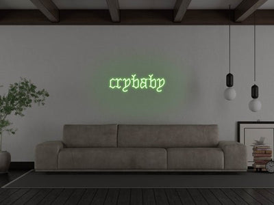 Crybaby LED Neon Sign