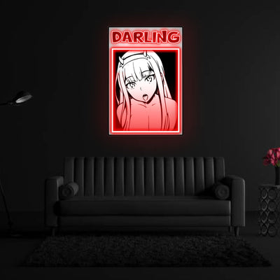 "Darling" Neon x Acrylic Artwork - 3ft x 2.1ftLED Neon x Acrylic Print