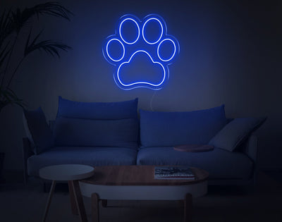 Cartoon Dog footprint LED Neon Sign