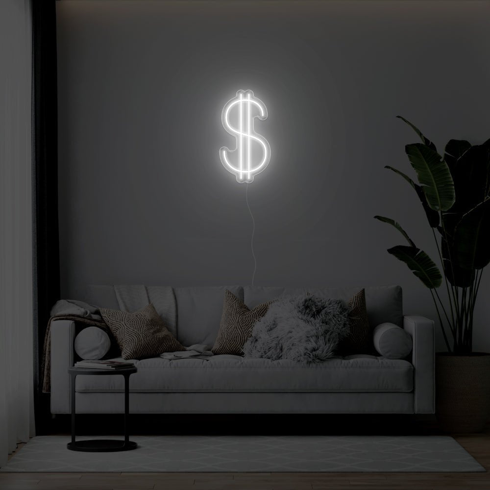 Dollar Sign LED Neon Sign