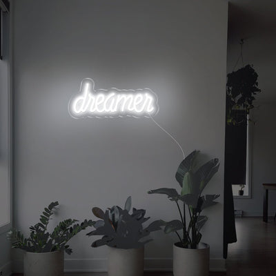 Dreamer LED Neon Sign - 14inch x 6inchWarm White