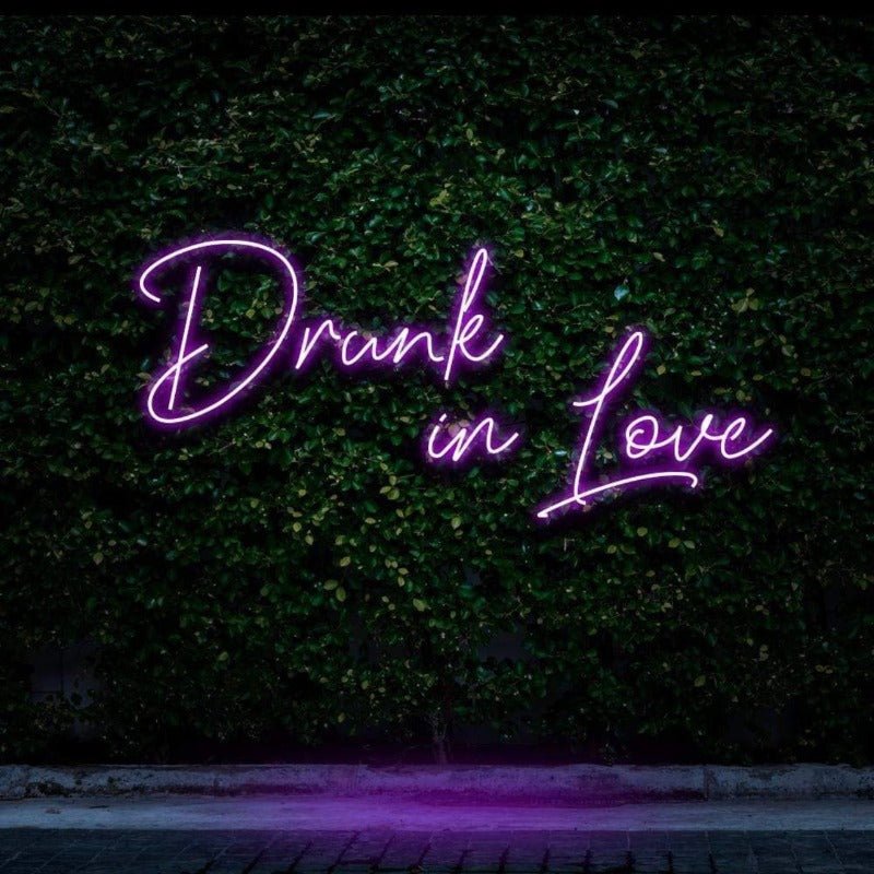 Drunk in Love NEON SIGN - Blue30 inches