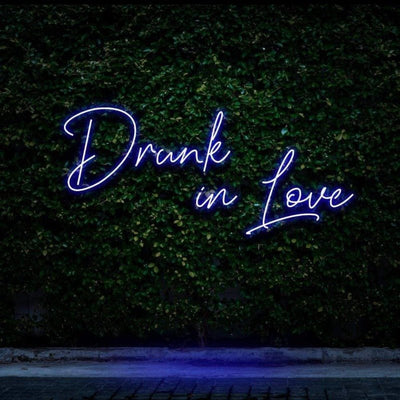 Drunk in Love NEON SIGN - Blue30 inches