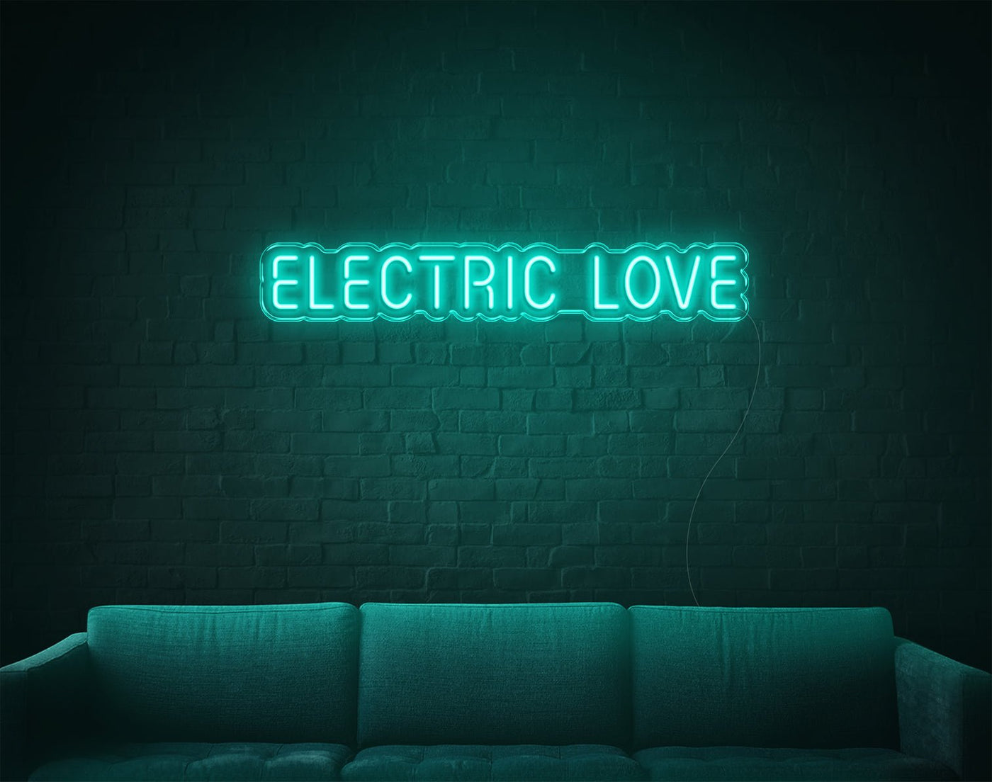 Electric Love LED Neon Sign - 5inch x 31inchHot Pink