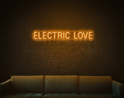 Electric Love LED Neon Sign - 5inch x 31inchHot Pink