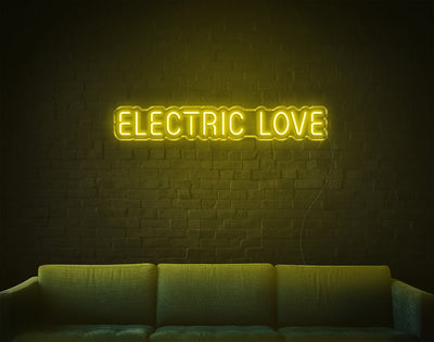 Electric Love LED Neon Sign - 5inch x 31inchHot Pink