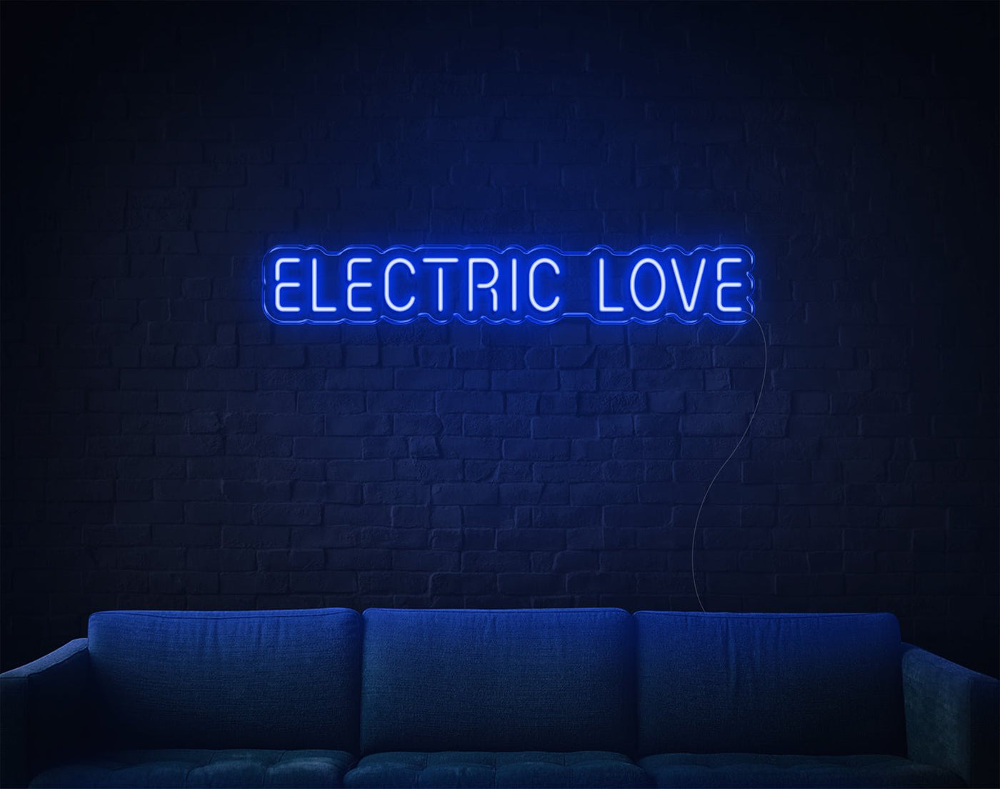 Electric Love LED Neon Sign - 5inch x 31inchHot Pink