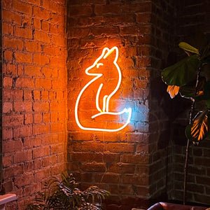 Fox LED Neon Sign - Medium