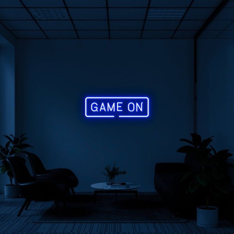 GAME ON Neon Sign - Pink20 inches