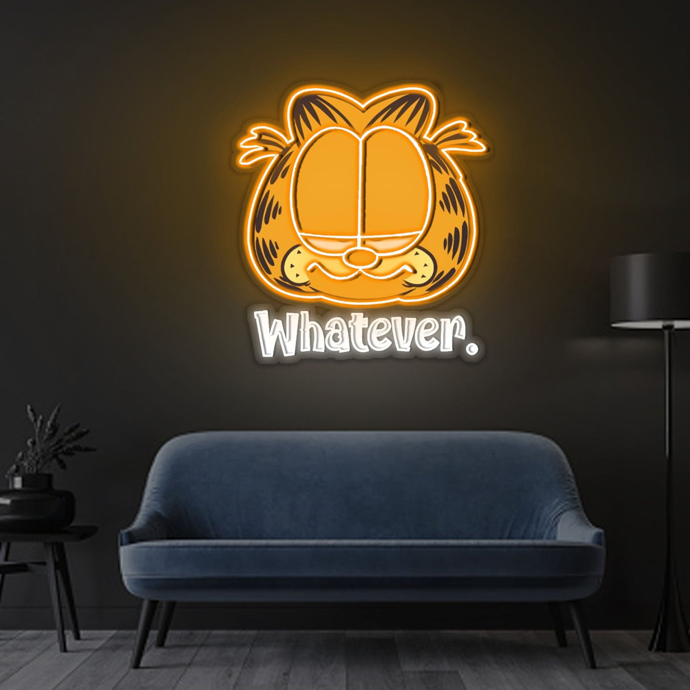 GF Cartoon Whatever Neon Sign x Acrylic Artwork - 2ftx1.8ftLED Neon x Acrylic Print