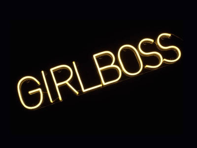 GIRLBOSS Neon Sign - White