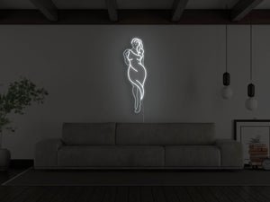 Goddess Figure LED Neon Sign - Pink