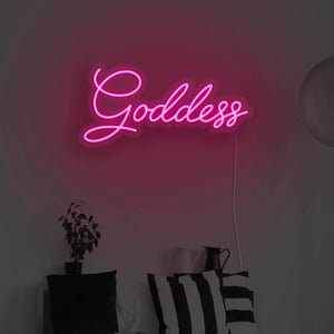 Goddess LED Neon Sign - Pink