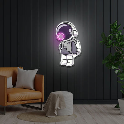 Gum in space Neon Sign x Acrylic Artwork - 2ftLED Neon x Acrylic Print