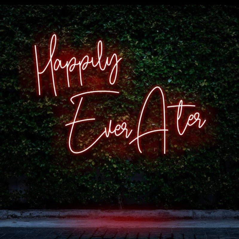 Happily Ever After NEON SIGN - Pink30 inches