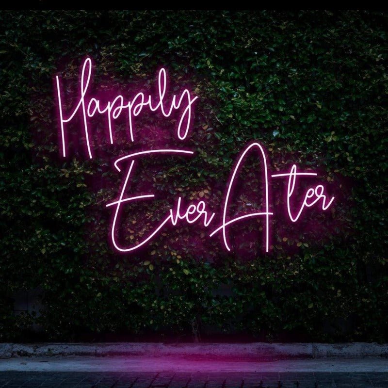 Happily Ever After NEON SIGN - Pink30 inches