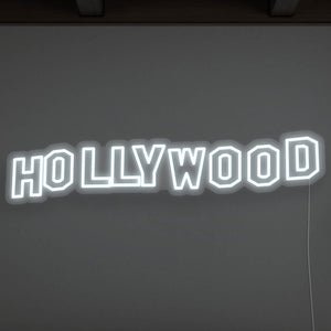 Hollywood Hills LED Neon Sign - Pink