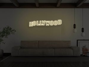 Hollywood Hills LED Neon Sign - Pink