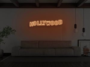 Hollywood Hills LED Neon Sign - Pink