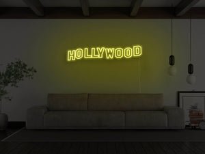 Hollywood Hills LED Neon Sign - Pink