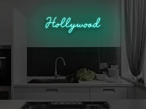 Hollywood LED Neon Sign - Pink