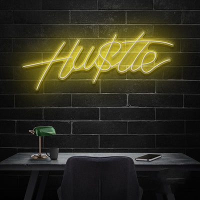 Hustle Neon Sign - Pink20 inches