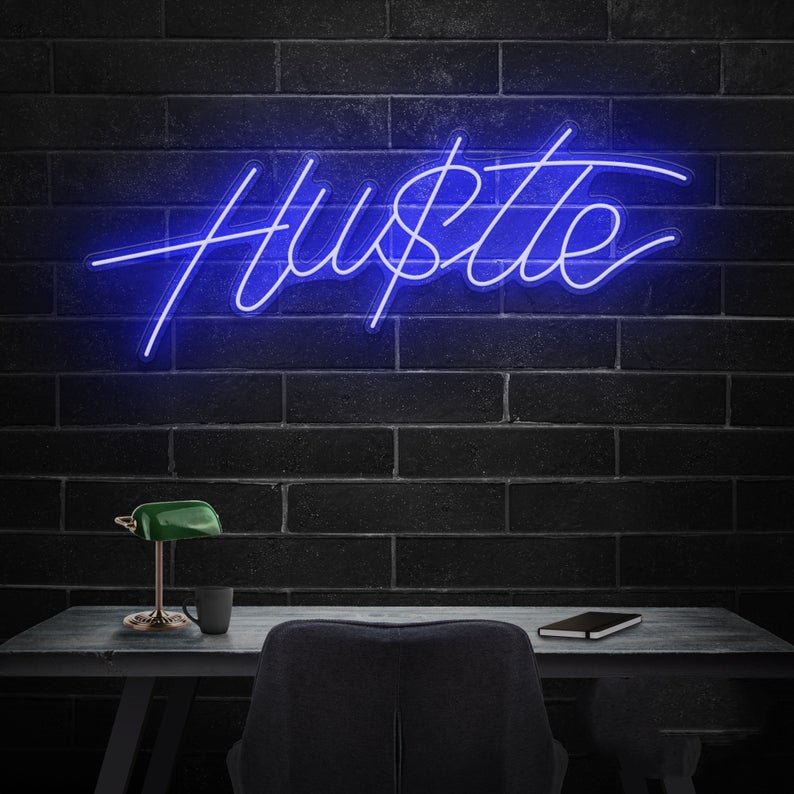 Hustle Neon Sign - Pink20 inches