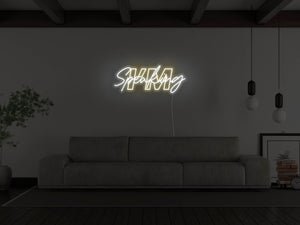 I'm Speaking LED Neon Sign - Pink