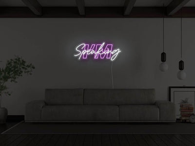 I'm Speaking LED Neon Sign - Purple