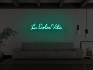 La Dolce Vita LED Neon Sign - Pink