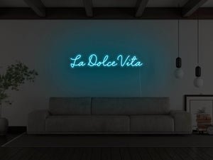 La Dolce Vita LED Neon Sign - Pink