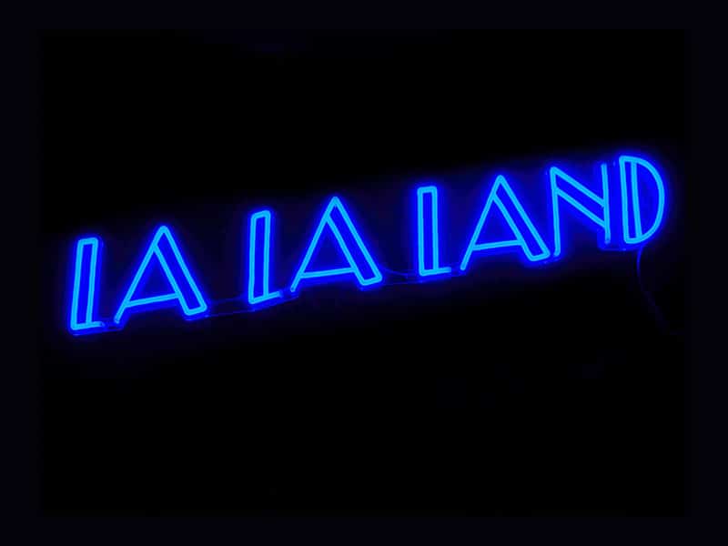 LA LA LAND Neon Sign - White