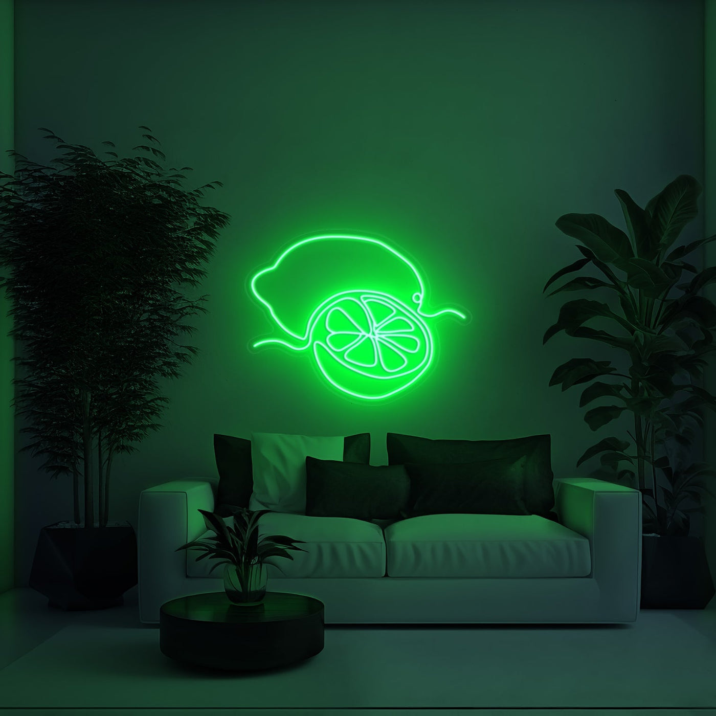 Lemon Aesthetic LED Neon Sign - 30 InchGolden Yellow