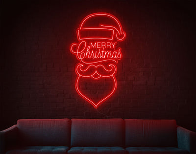 Merry Christmas V3 LED Neon Sign - 50inch x 30inchHot Pink