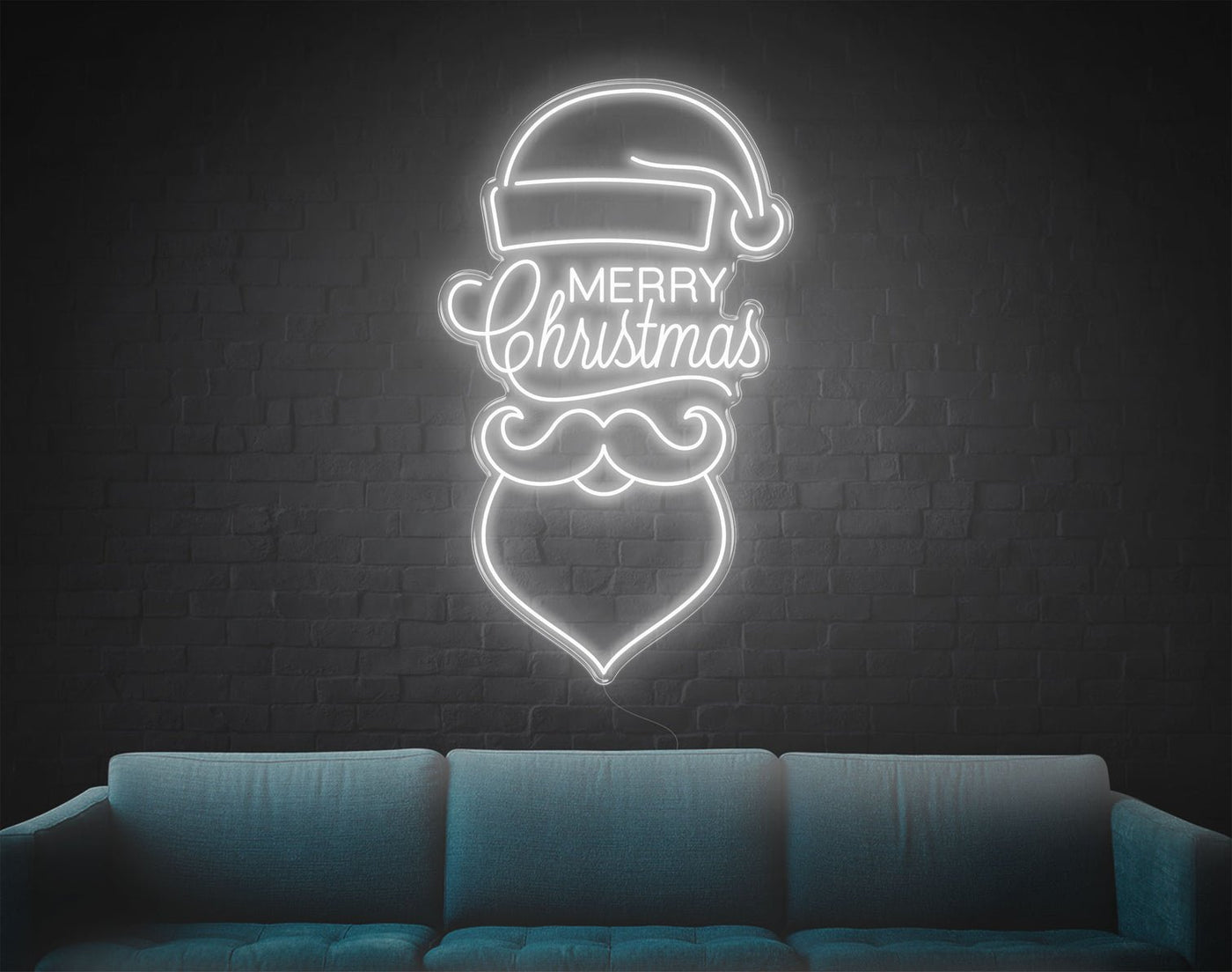 Merry Christmas V3 LED Neon Sign - 50inch x 30inchHot Pink