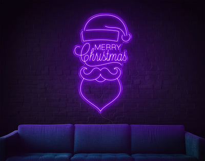 Merry Christmas V3 LED Neon Sign - 50inch x 30inchHot Pink