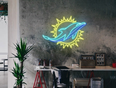 Miami Dolphins Neon Light -