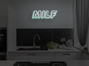 MILF LED Neon Sign - Pink