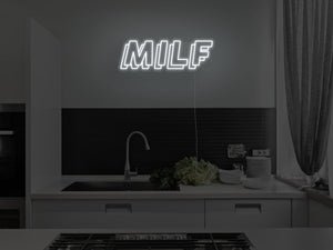 MILF LED Neon Sign - Pink