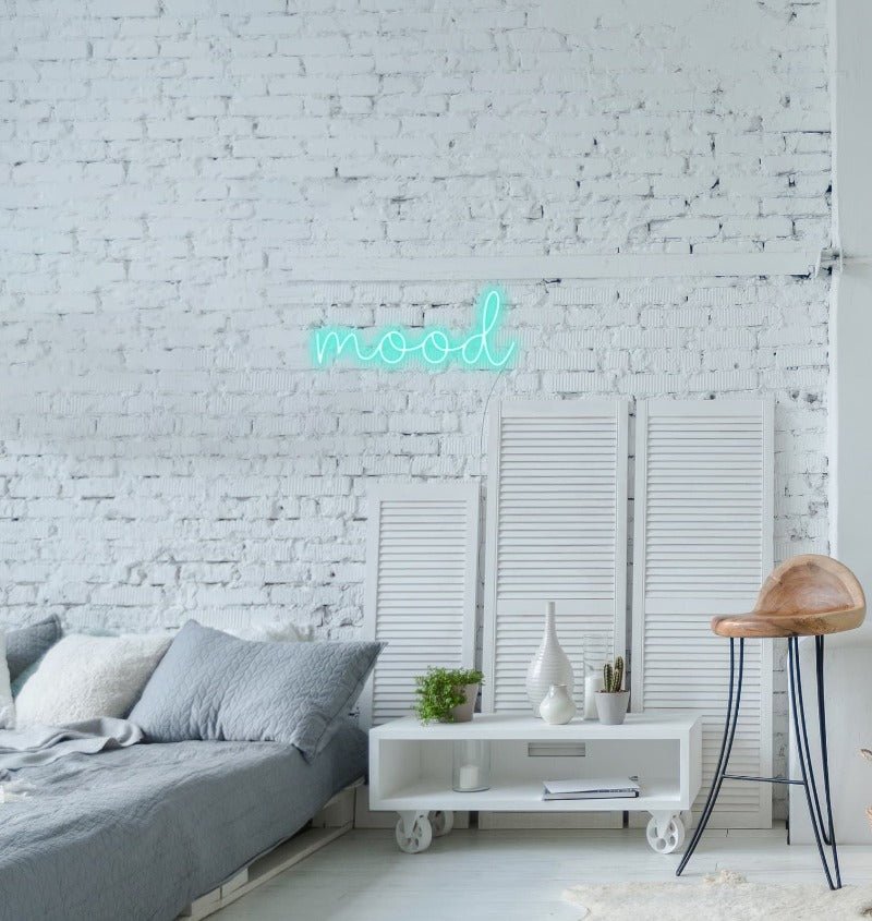 Mood Neon Sign - White