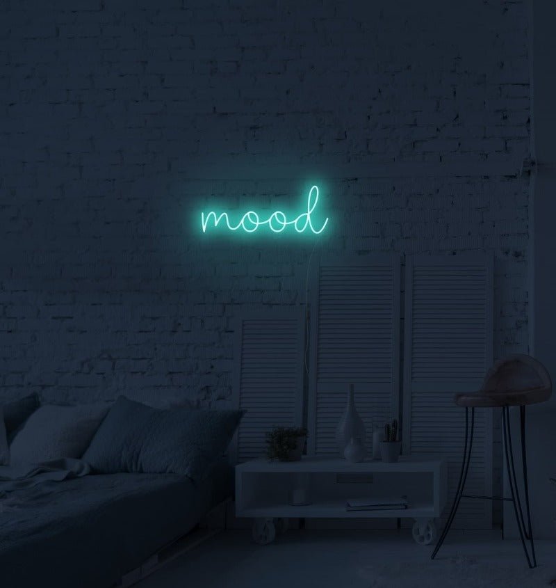 Mood Neon Sign - White