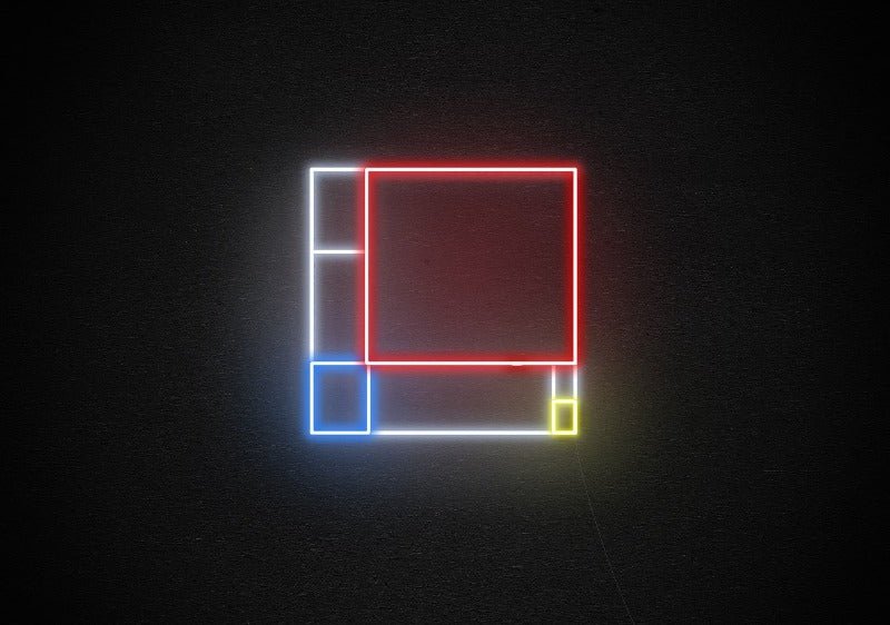 Neon Mondrian -