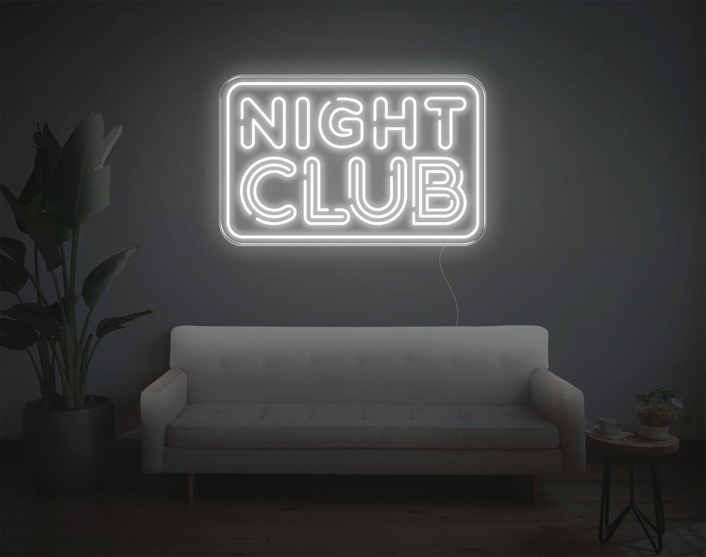 Night Club LED Neon Sign - 19inch x 30inchHot Pink