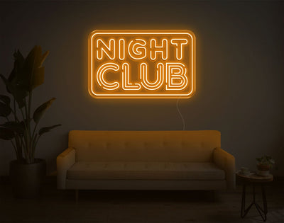 Night Club LED Neon Sign - 19inch x 30inchHot Pink