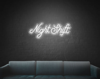 Nightshift LED Neon Sign - 11inch x 30inchHot Pink