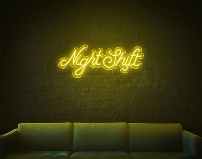 Nightshift LED Neon Sign - 11inch x 30inchHot Pink