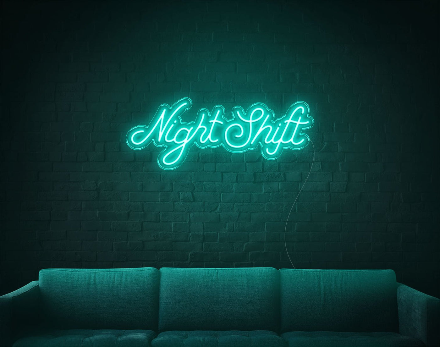 Nightshift LED Neon Sign - 11inch x 30inchHot Pink