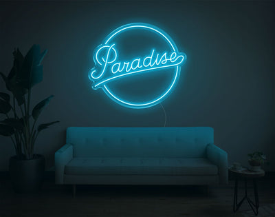 Paradise LED Neon Sign - 24inch x 28inchHot Pink